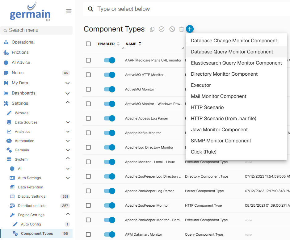 SQL Query: Create a Query Monitor component