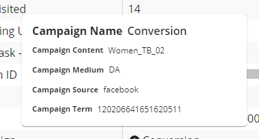Campaign: Campaign Data and Dimensions