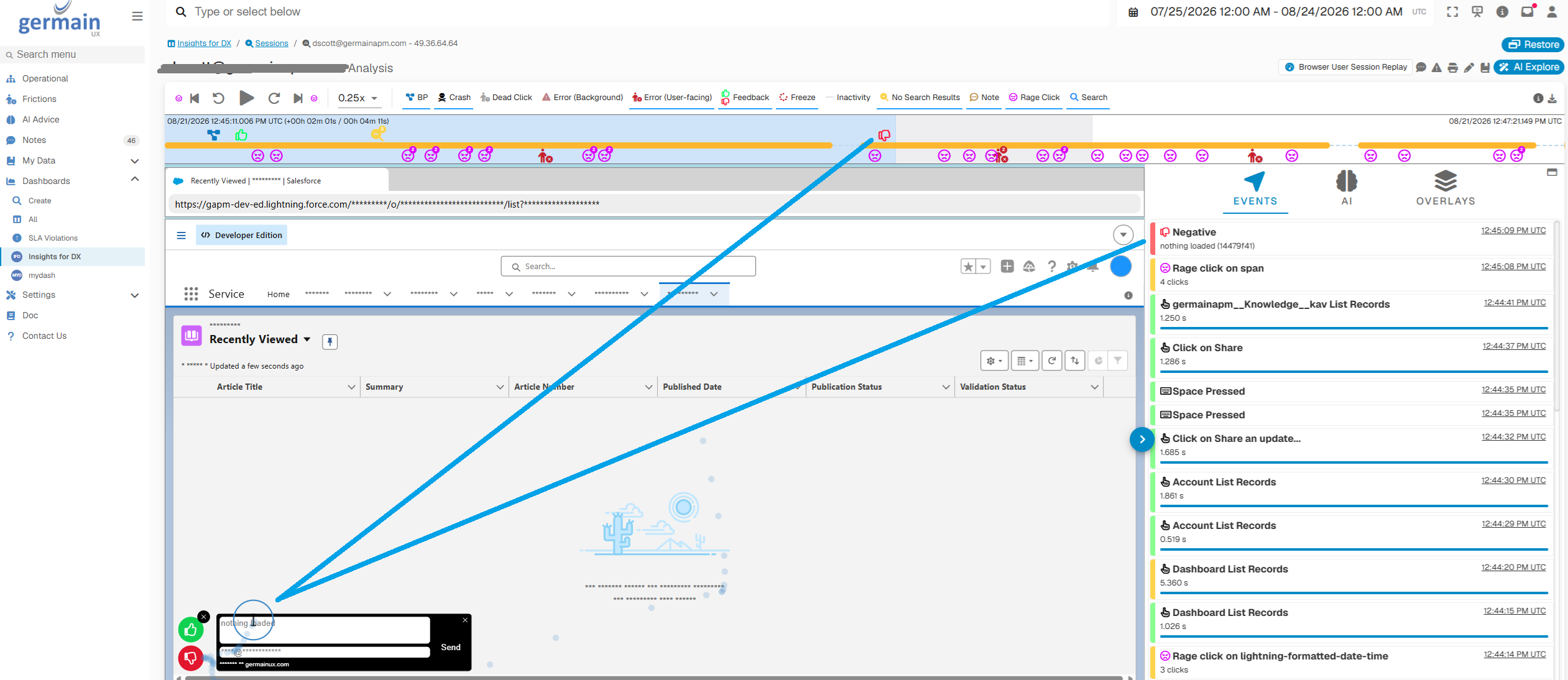 Let your SFDC Users share feedback and ask for help