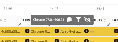 Tooltip value filtering