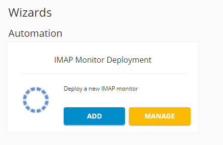 IMAP Observability: Run the IMAP wizard