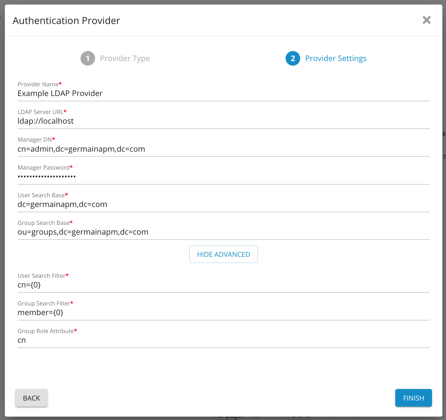 LDAP User Management: Configure LDAP Authentication