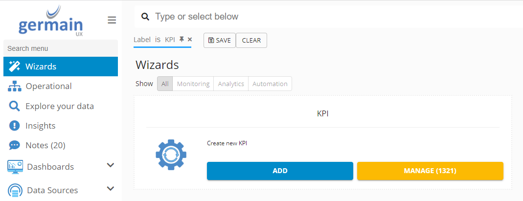 Create new KPI