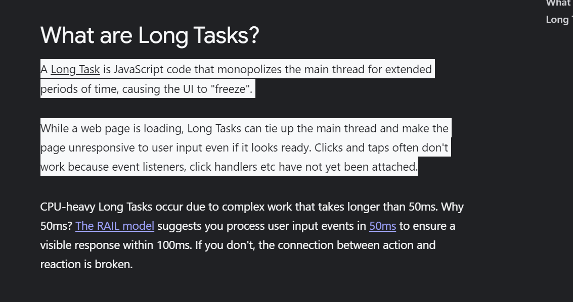 Browser Observability: Browser freezes and JavaScript long tasks