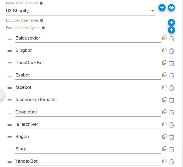 Configure User Monitoring and Session Replay: Exclude Bots & Crawlers