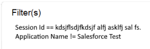 Filter Tooltip