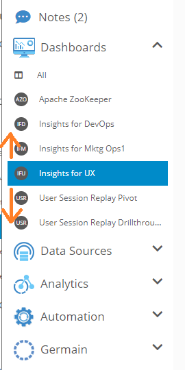 2023.3 Release Notes: Reordering Pinned Dashboards