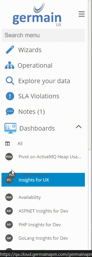 Reorder pinned dashboard