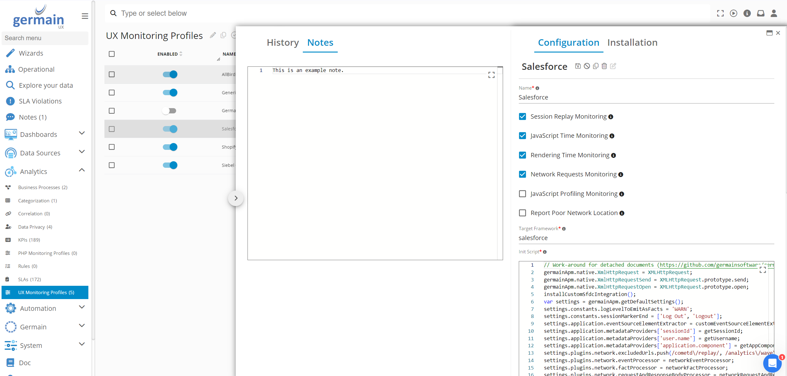 Note on configured object