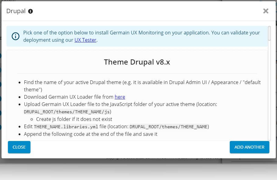 Drupal Theme details - Germain U