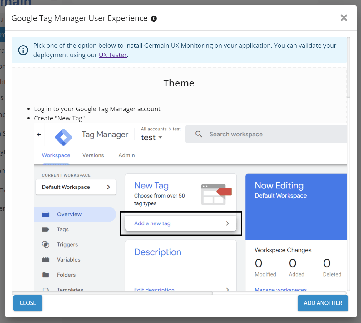 Deploy RUM JS (Google Tag Manager): Preview and test the tag