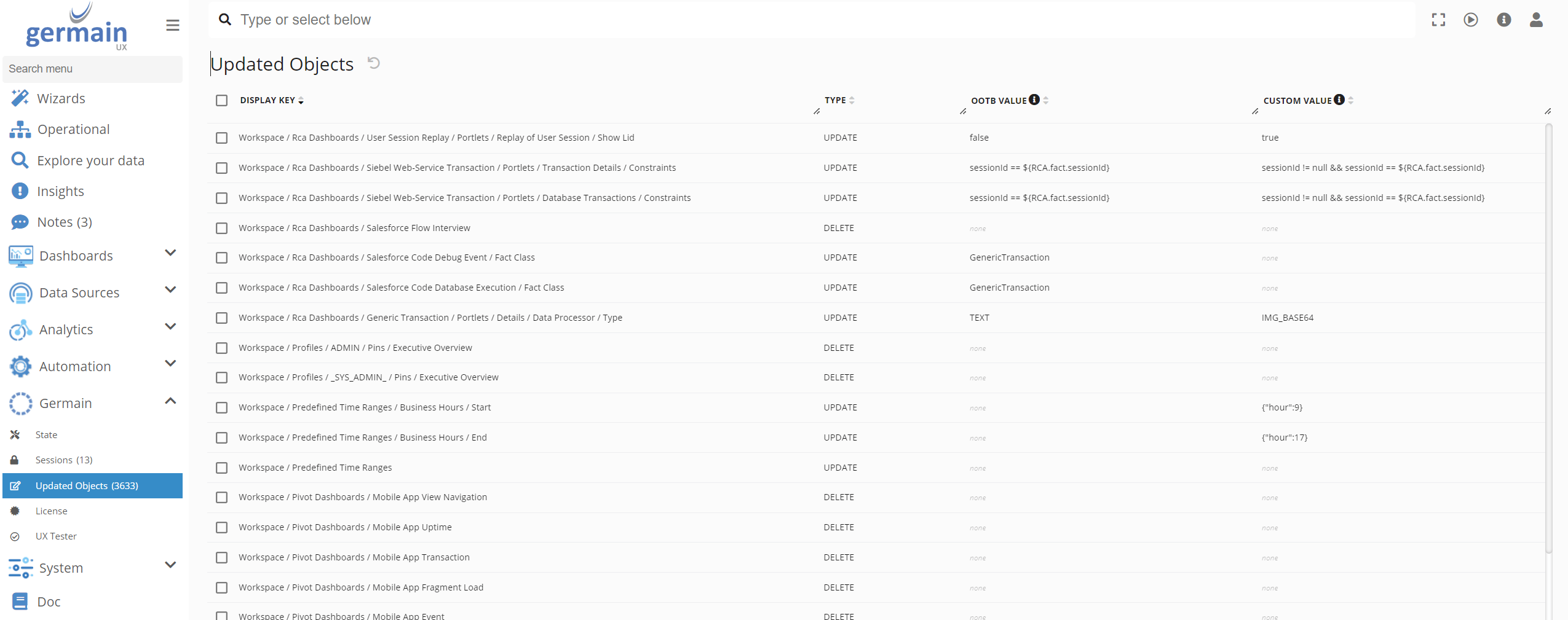 Customization Validation