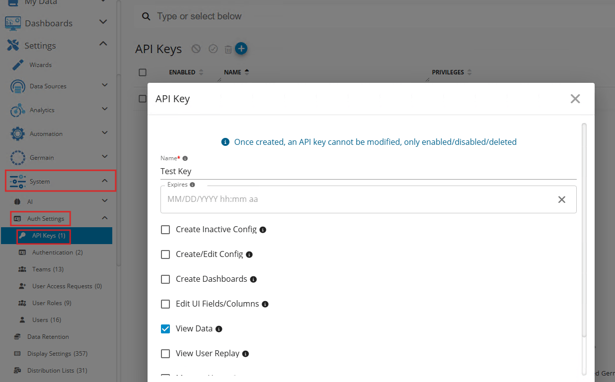 Data Query API: Bearer Token Authentication