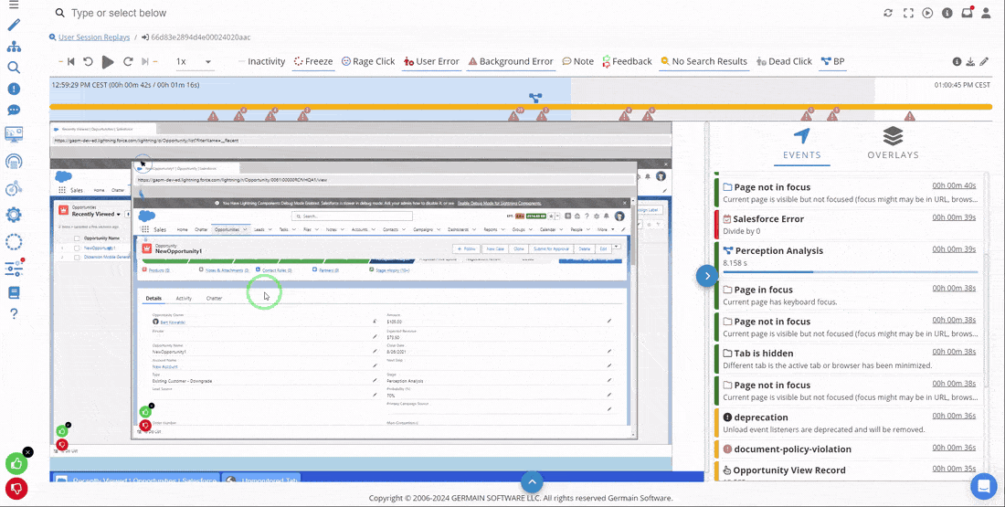 Session Replay Player: Multiple Tabs & Windows