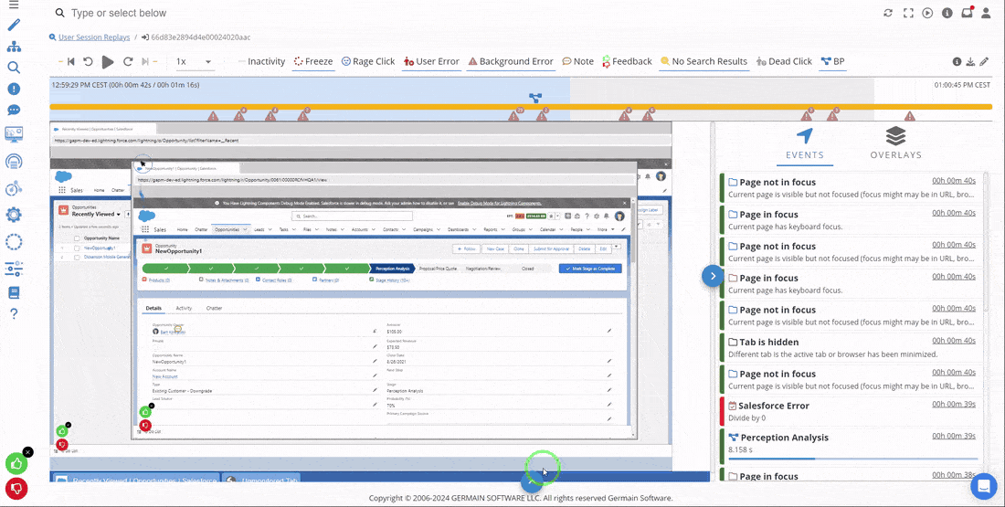 Session Replay Player: Dev Tools