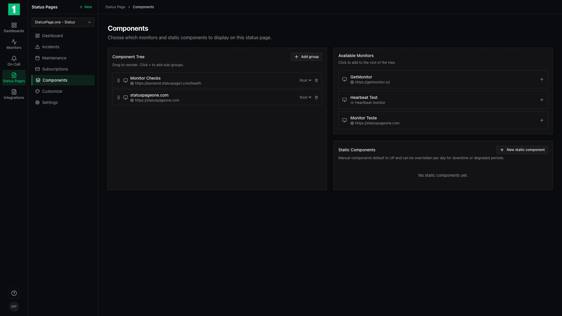 Components Selection