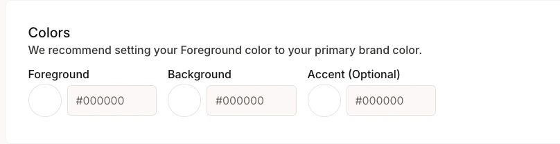 Developer Portal Brand Colors Configuration