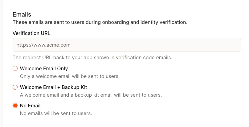 Developer Portal Email Configuration