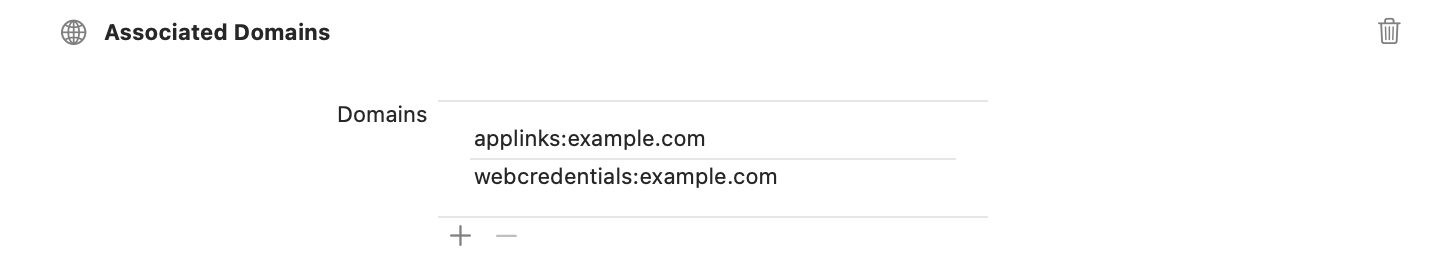 Associated Domains