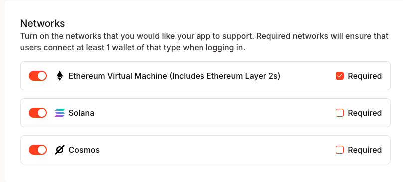 Developer Portal Networks Configuration