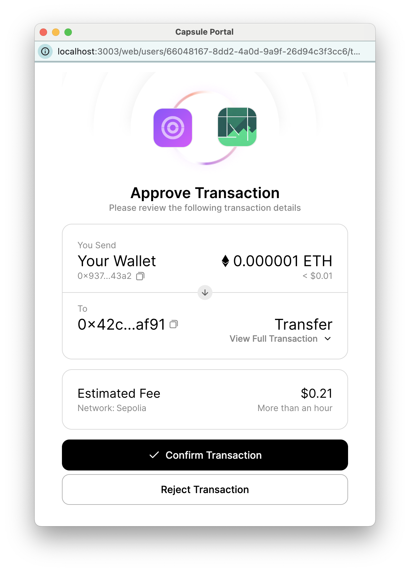 Approve Transaction