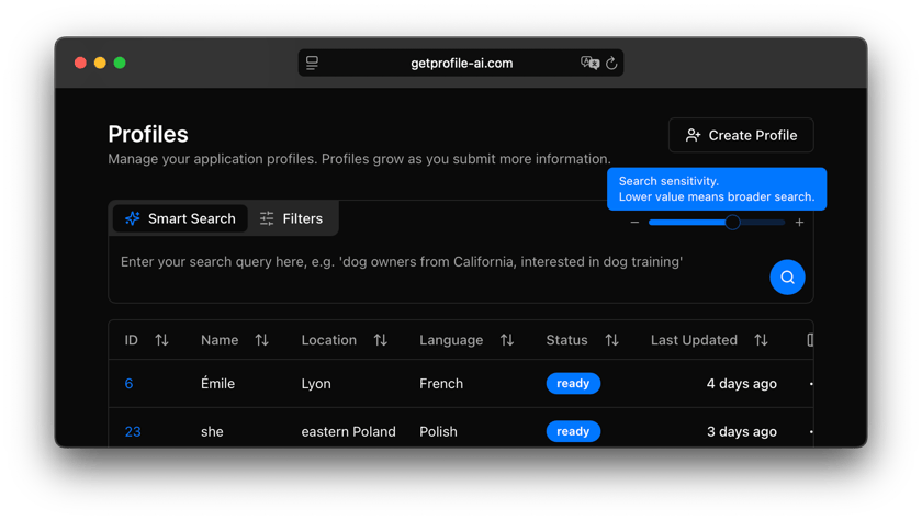 Smart Search Functionality Dashboard - Documentation