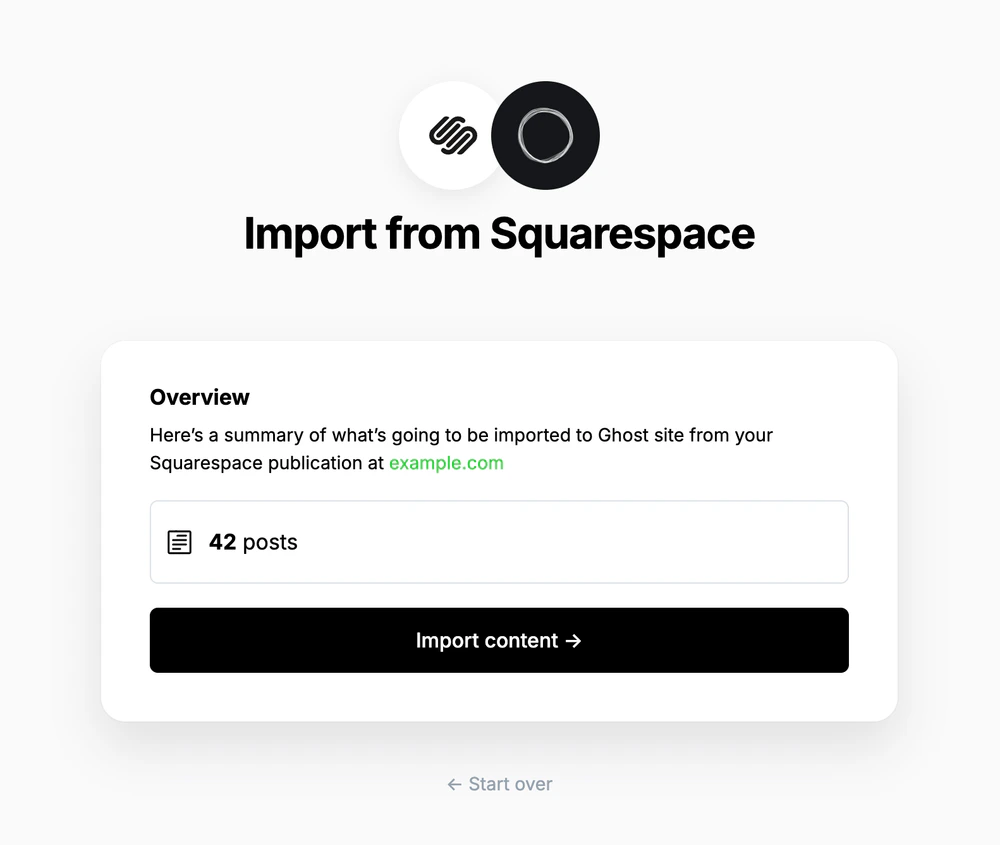Squarespace Step 3