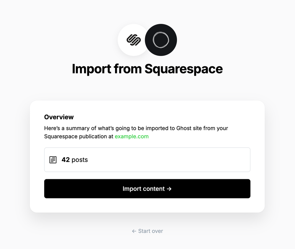 Squarespace Step 3
