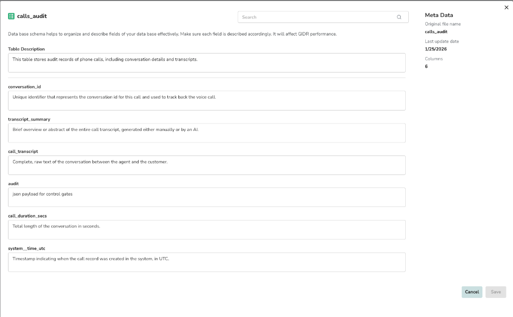 Database Schema Manager