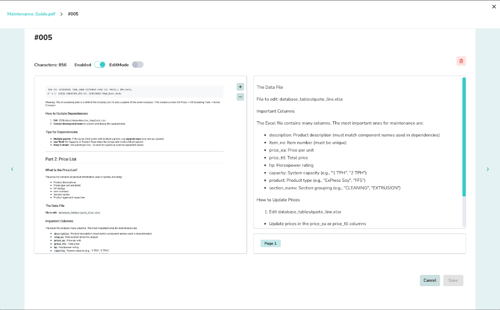 Image Processing Chunk View