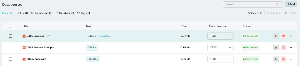 Assigning Tags to Files