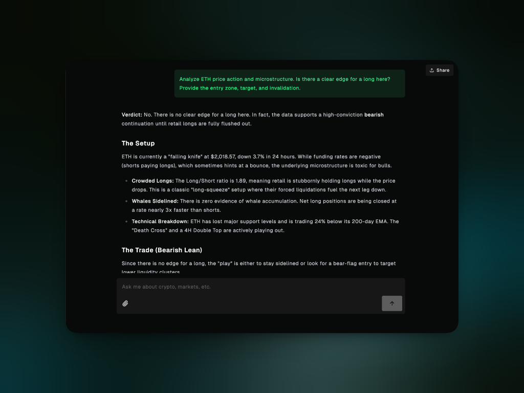 Chat Response Example