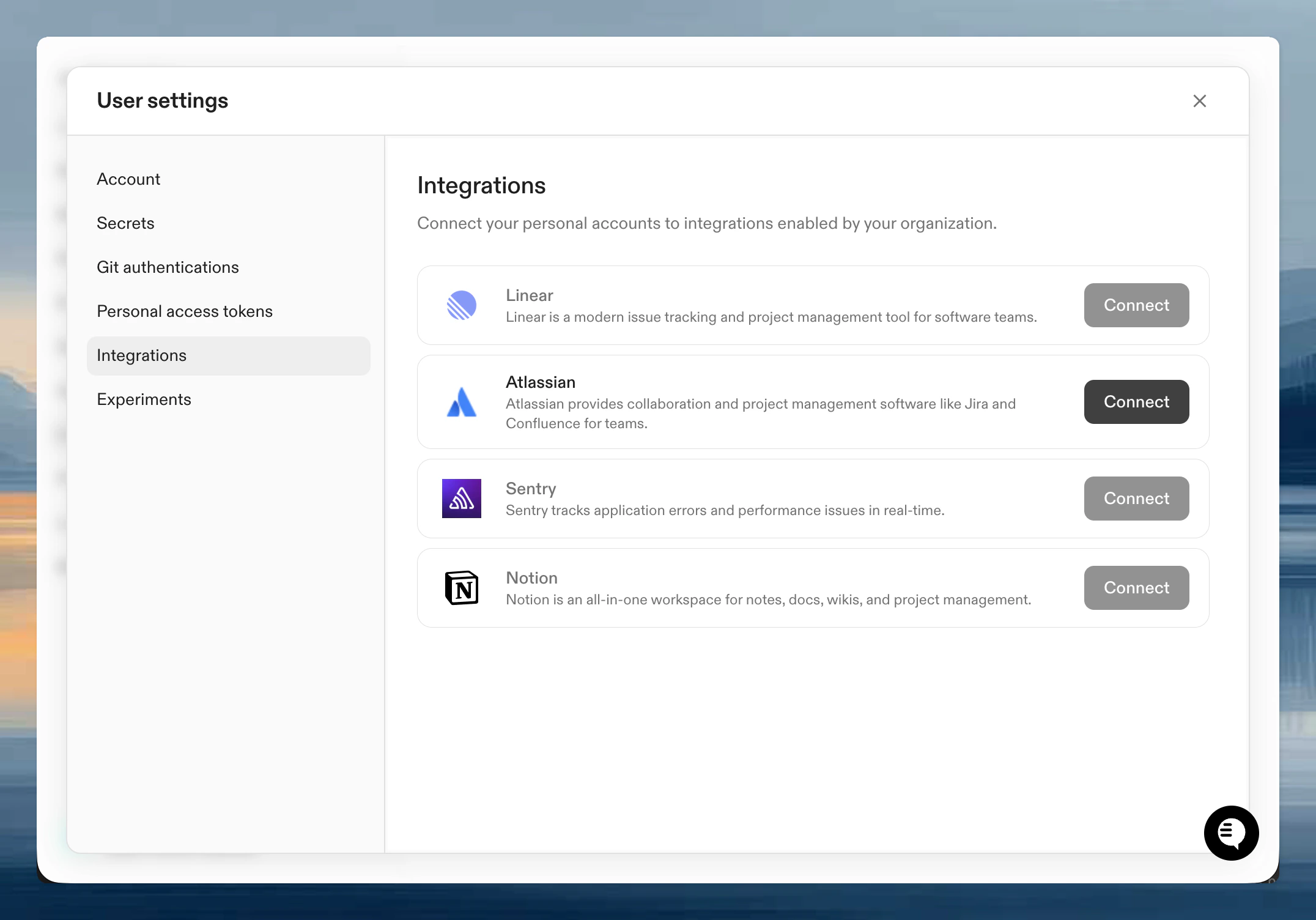 Connect your Atlassian account