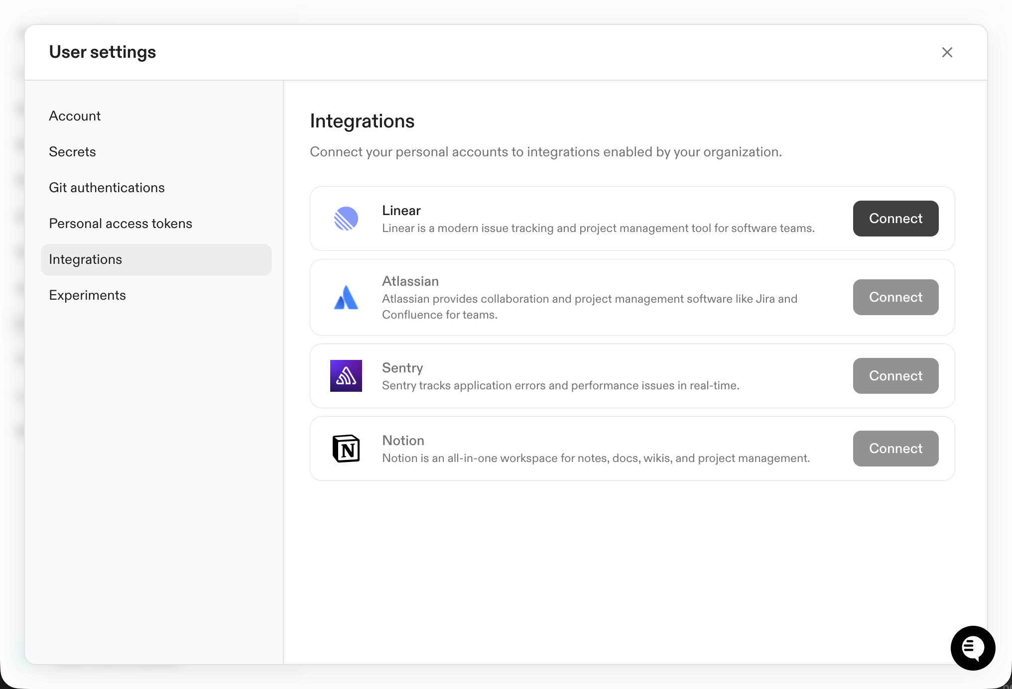User authentication for Linear