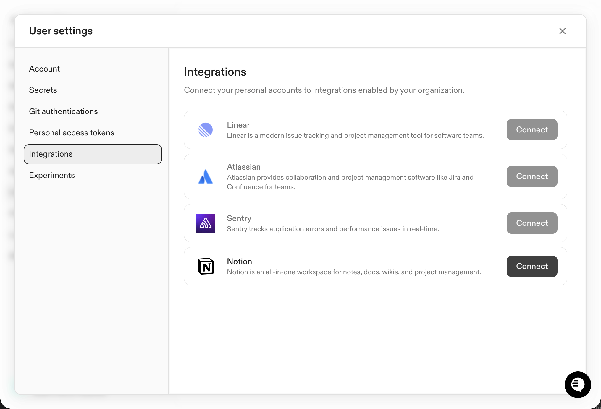 User authentication for Notion