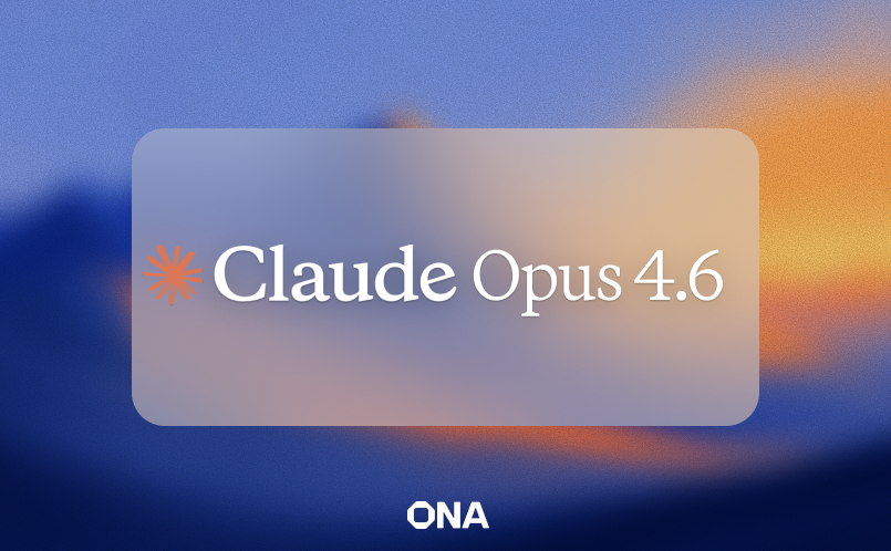 Ona Agent confirming it runs on Claude Opus 4.6 by Anthropic