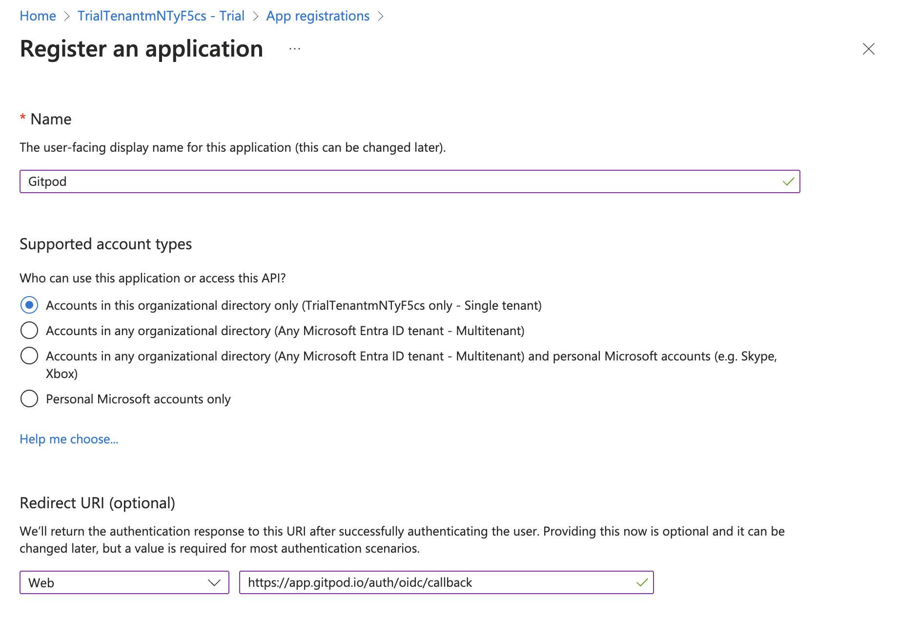 Register Application