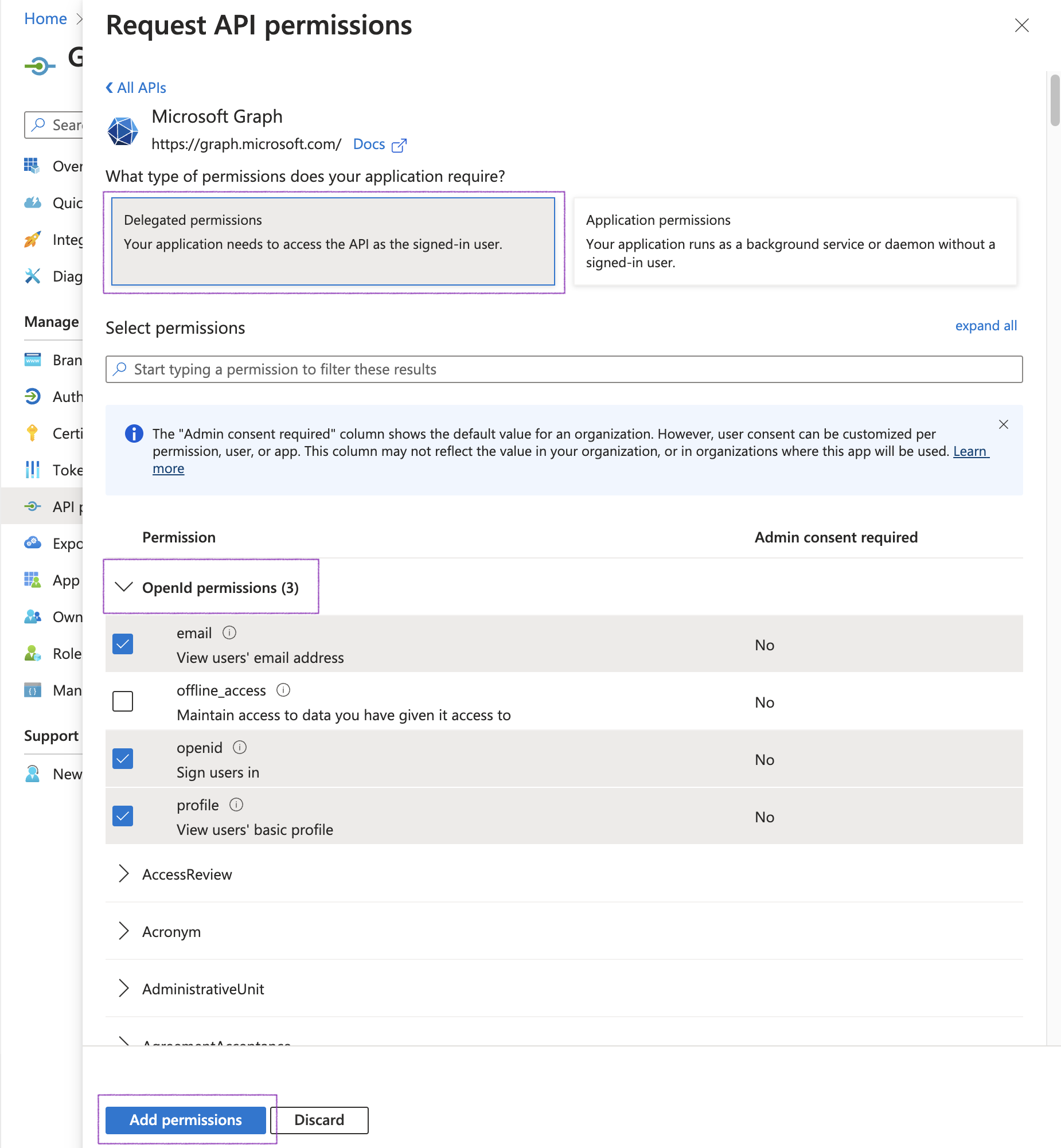 OpenID Scopes