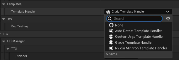 UE LLM Component Template Handler Auto Detect