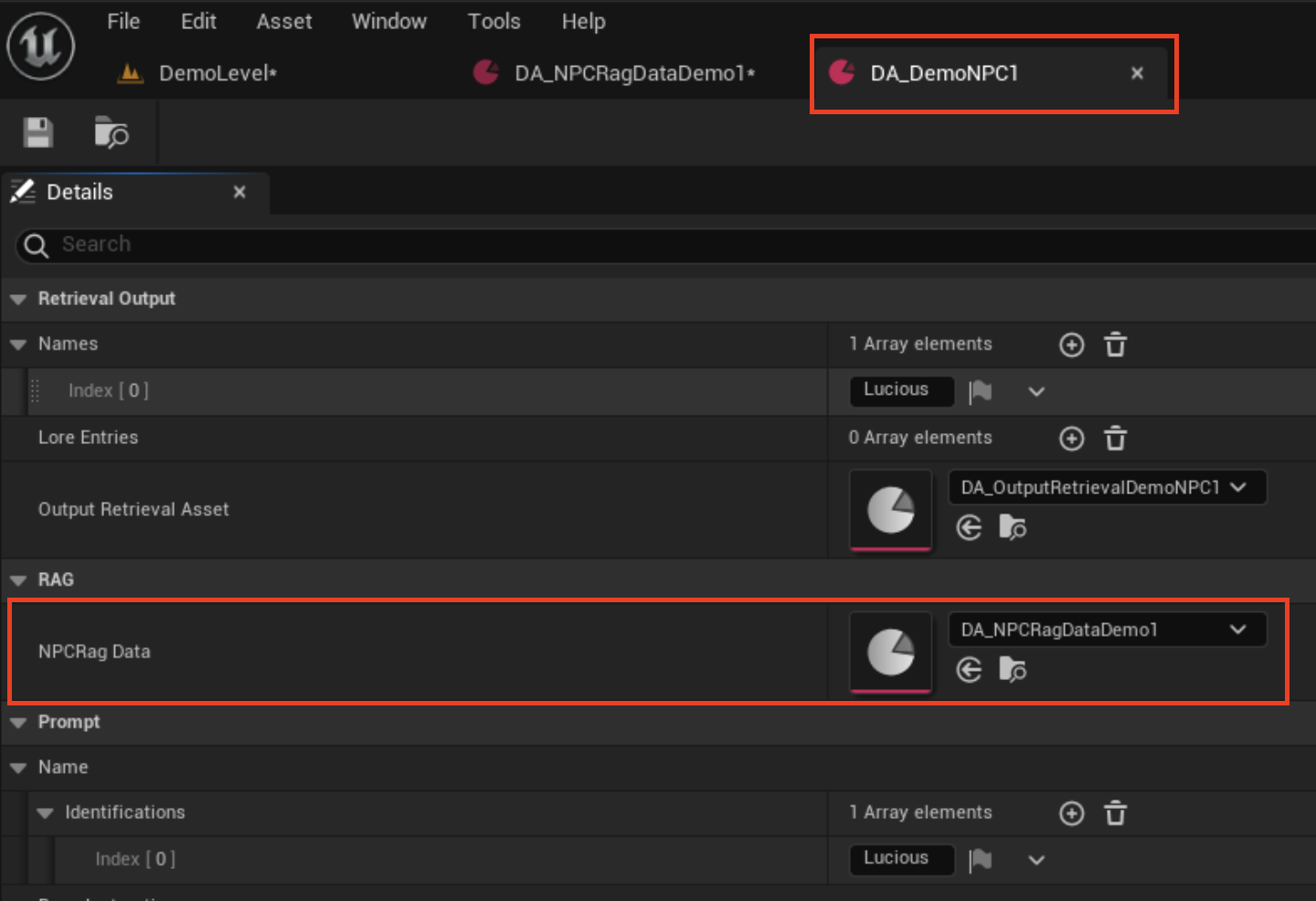 UE Apply RAG DA To NPC Pn