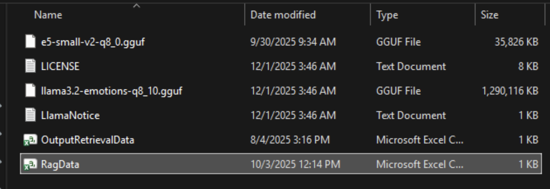 UE RAG CSV Folder Path Pn