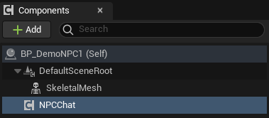NPC Chat Component Pn