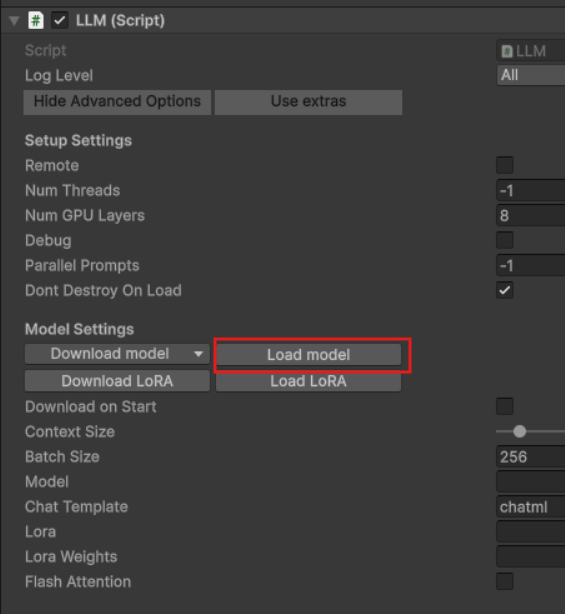 Unity Load Model LLM Instance Pn Unity Load Model LLM Instance Pn