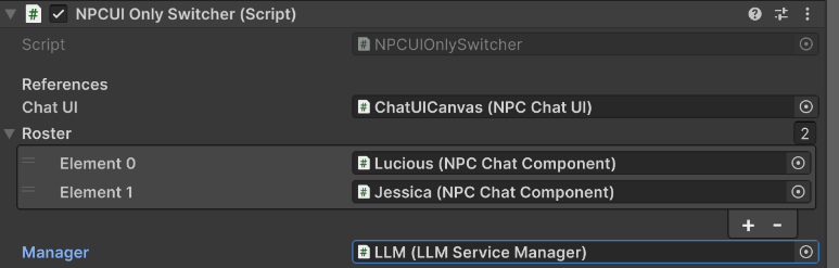 Unity NPCUI Only Switcher Filled Pn