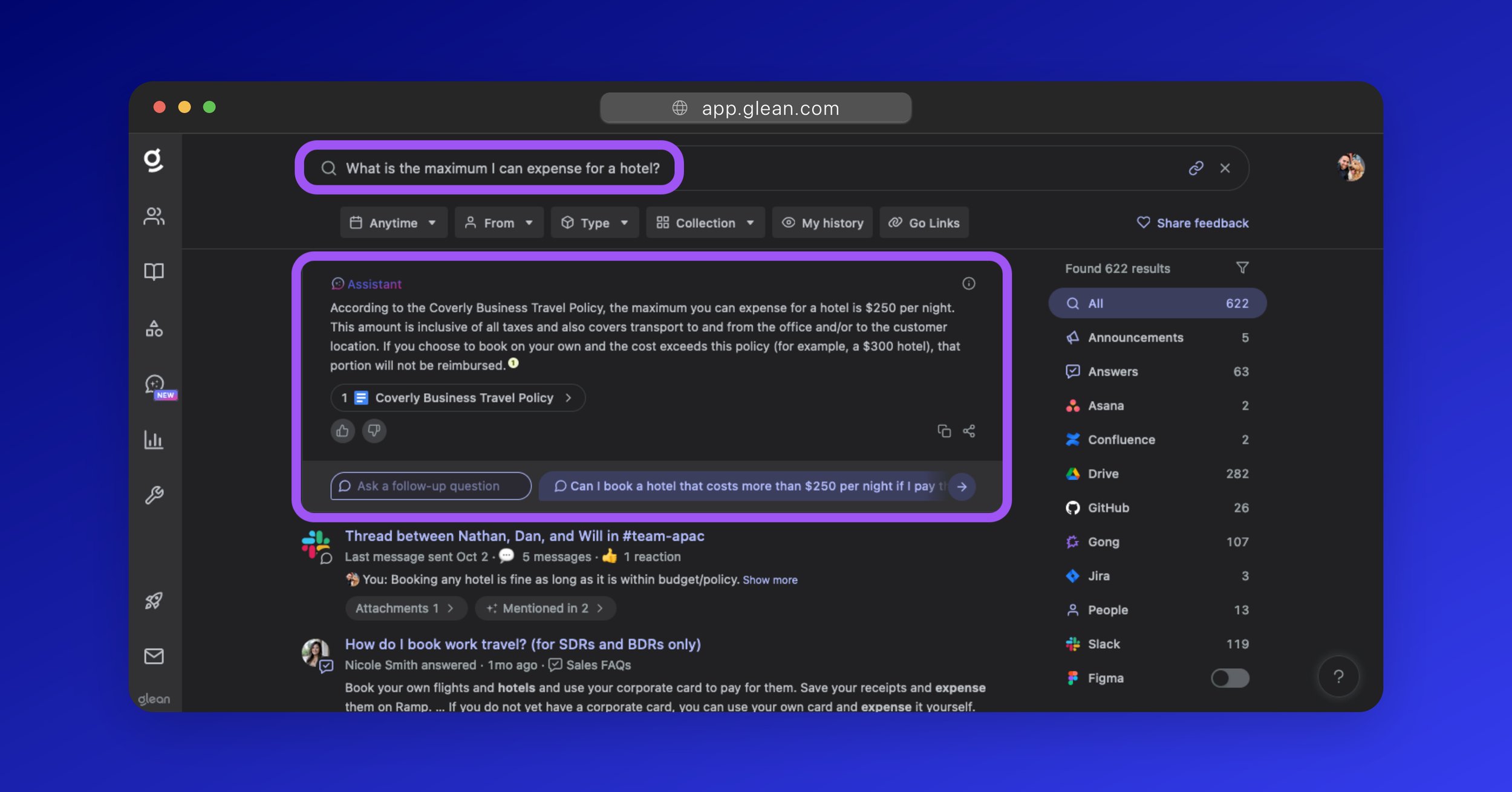 Example of search with connector name specification