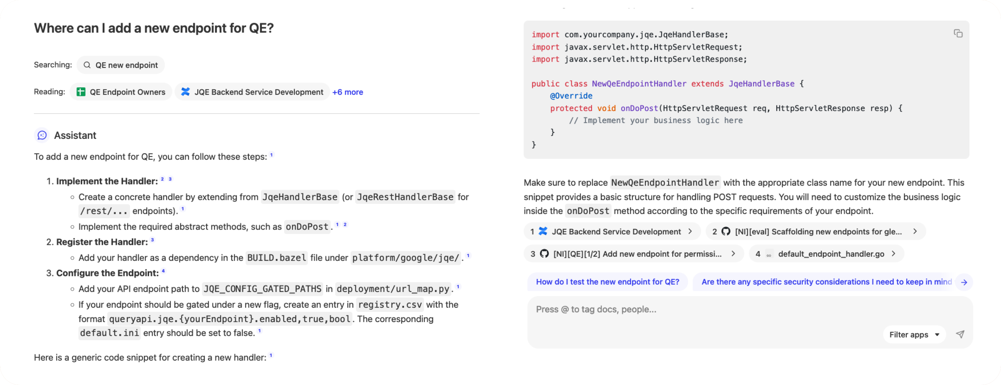 Implementation Guidance Example
