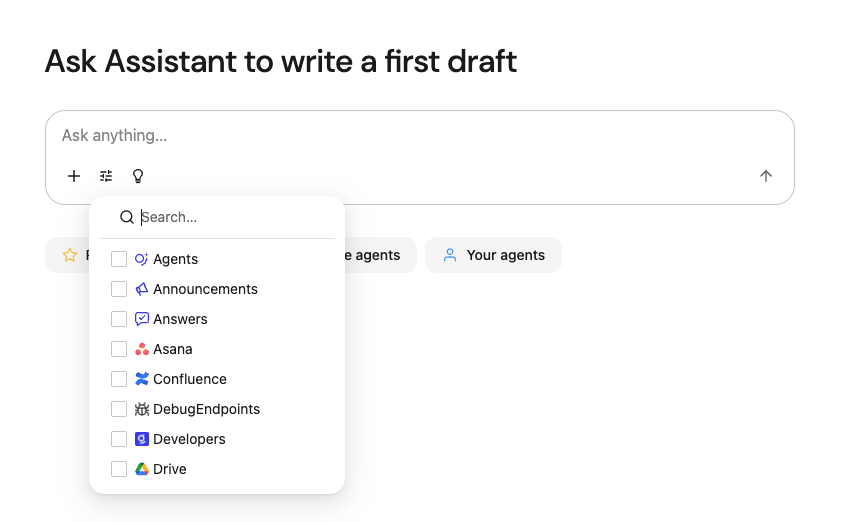 Application filter example