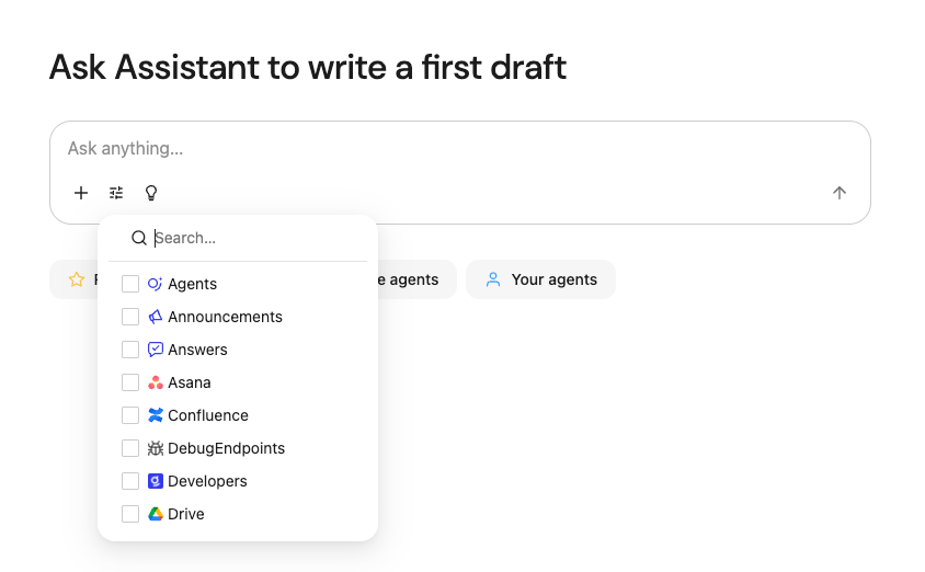 Application filter example