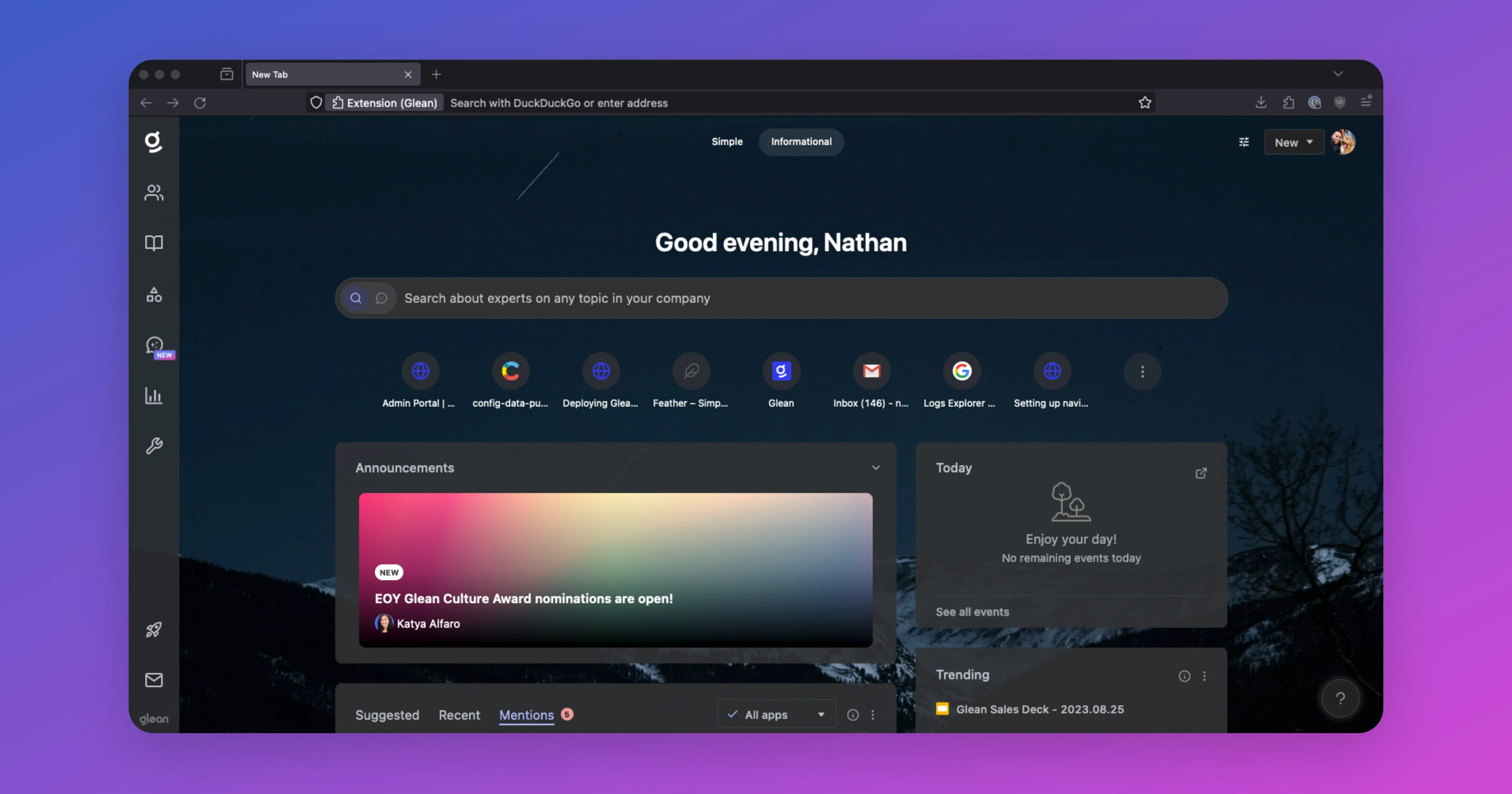 About the Browser Extension - Glean Help Center