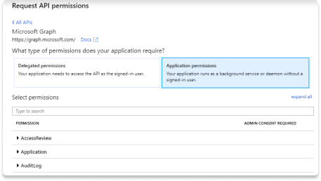 Configure permissions